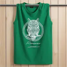 Плюс размер M-6XL для мужчин 3D принт брендовые майки хлопчатобумажные Большие размеры Летняя мужская одежда жилет мужской бодибилдинг Танк красный черный белый синий