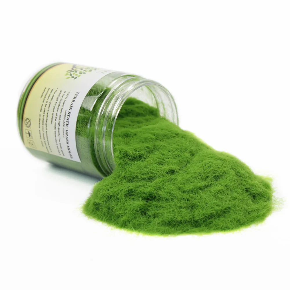 

1X300ML 5MM 35g STATIC GRASS Miniature Scene Model Materia Turf Flock Lawn Nylon Grass Powder Modeling Hobby Craft Accessory