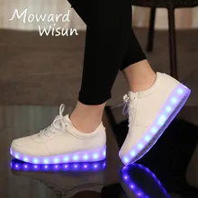 USB Charge Led Children Shoes Tenis Led Feminino Basket Trainers Kids Boy Girl Glowing Luminous Sneakers