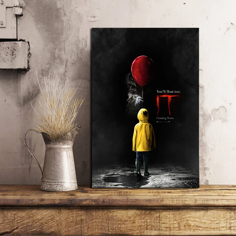 

IT You'll Float Too HD Canvas Paintings For Living Room Modern Wall Art Oil Painting Modern Poster Home Decor