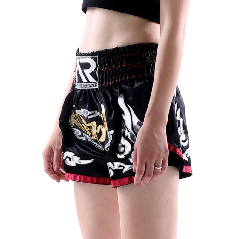 Kickboxing Мужские боксерские шорты для детей MMa Muay Thai детские Kickboks Брюки Женские