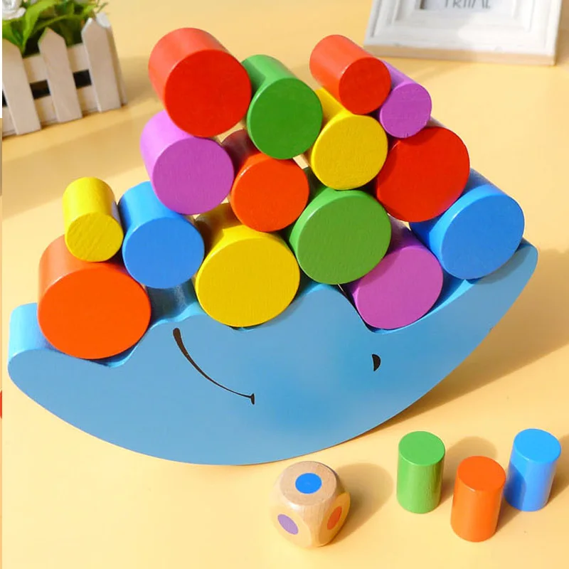 

Moon Equilibrium Game Wooden Stacking Blocks Balancing Game Sorting Toy for Kids NSV775