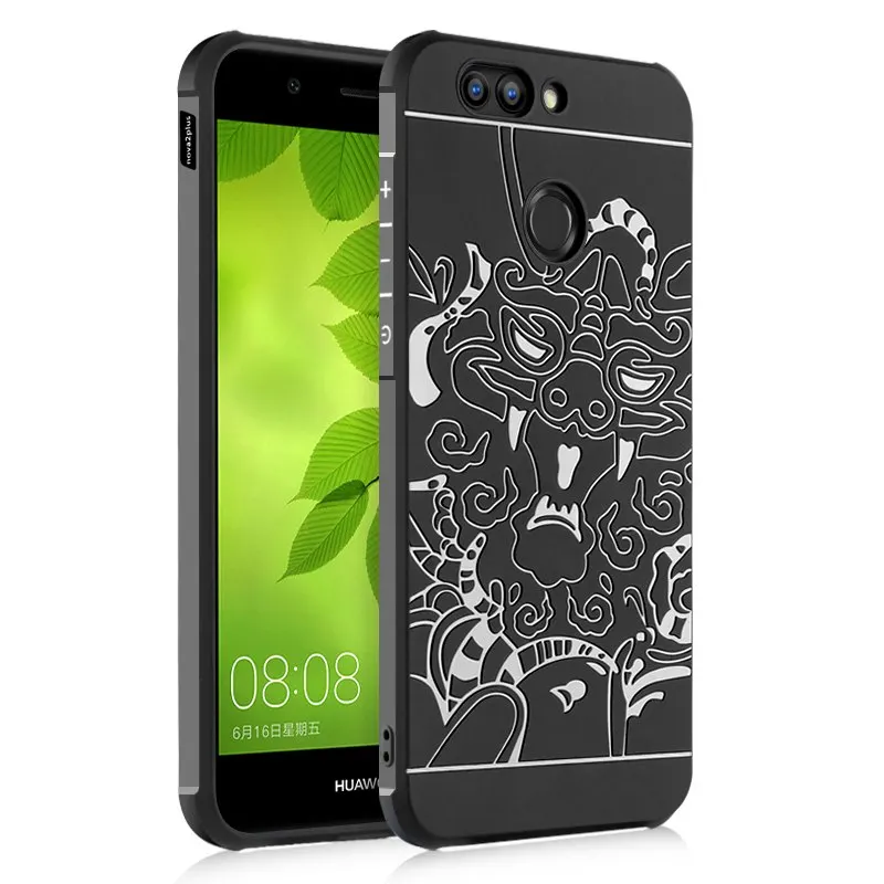 

Case for Huawei Nova 2 Plus Case Blade Pure Chinese Dragon Shield Protector Cover for Huawei Nova 2 Plus Case Nova2 Screen Film