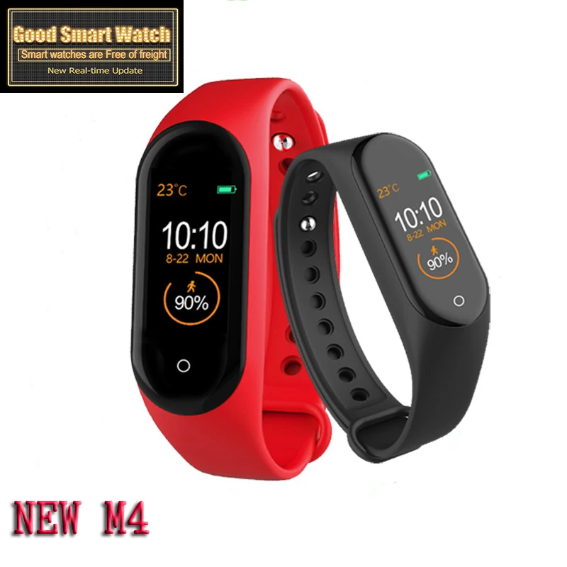 

NEW M3 M4 Smart Watch Heart Rate Monitor Fitness Tracker Smartwatch Color Screen Blood Pressure Pedomater PK Xiaomi Mi Band 3 Y5