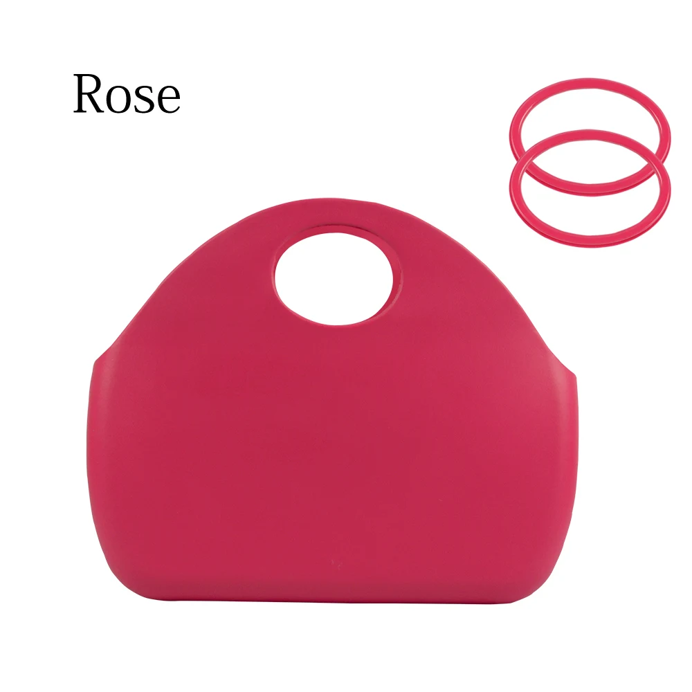 Tanqu стиль obag сумка для тела O moon Классическая водонепроницаемая сумка eva резиновая силиконовая женская сумка - Цвет: red