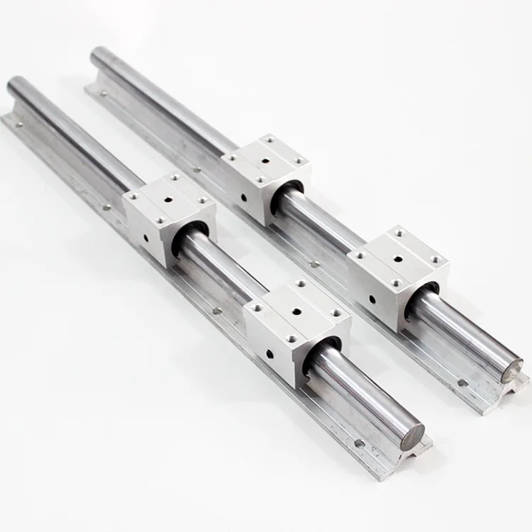 macinino 500//800 mm 2 X SBR25 guida lineare albero e 4 X SBR25UU Linearblock diametro 25 mm per fresatrice CNC fai da te 500 mm