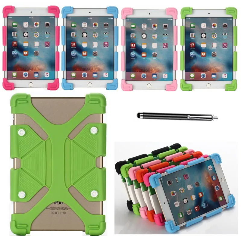

XSKEMP Adjustable Soft Protective Shell For Lenovo TAB E10 TB-X104F 10.1 Kids Children Protective Tablet Silicon Back Cover Case