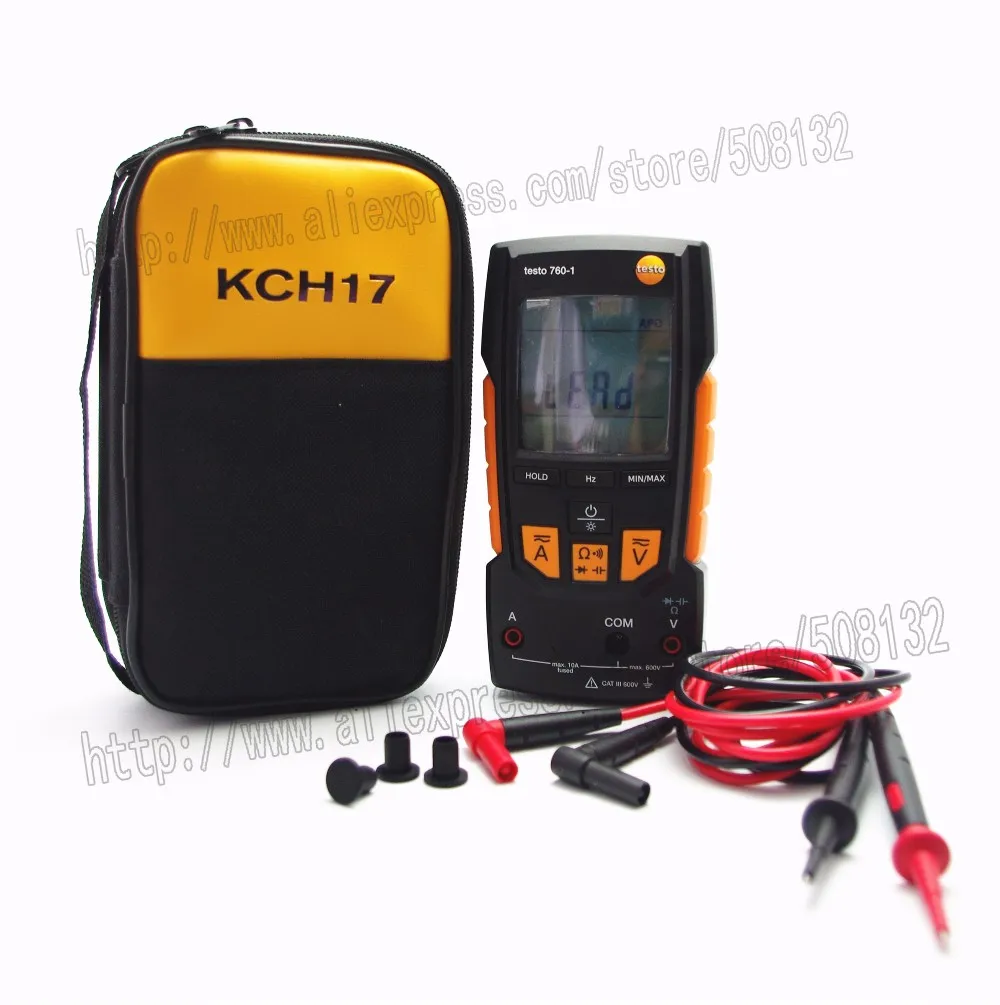 Testo 760-1 Цифровой мультиметр DMM 0590 7601 с мягкий чехол KCH17