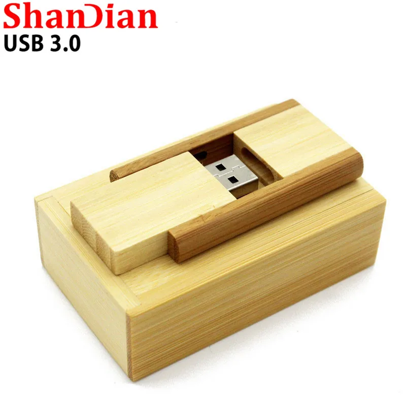 SHANDIAN ремешок деревянный флеш накопитель USB 3 0 красного дерева Флешка 4 ГБ 8 16 32