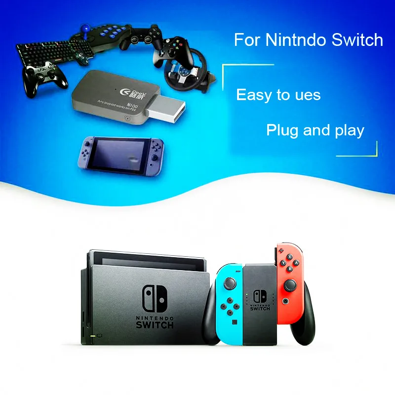 USB Adapter Accessories for Nintend Switch Controller Handle Gamepad Joystick With OTG Support PS4 PS3 Xbox