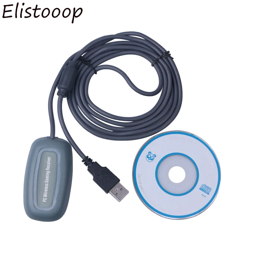 Elistooop Wireless Gaming Receiver for XBOX360 Controller Microsoft Console Gamepad Adapter Windows 7 8 XP | Электроника