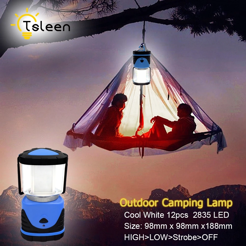 

TSLEEN Multifunction LED Camping Lights Flashlight Portable Lantern Mini Tent Light Emergency Lamp for Outdoor Hiking Fishing