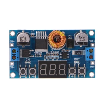 

5A 75W DC-DC Adjustable Step Down Buck Converter Module Board with LED Voltmeter