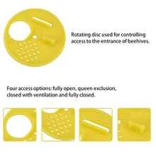 12 шт. 6,8*6,8 см пластиковые вентиляционные пчелиные улей Входная коррекция коробка 4 желтый 4 Белый 4 зеленый