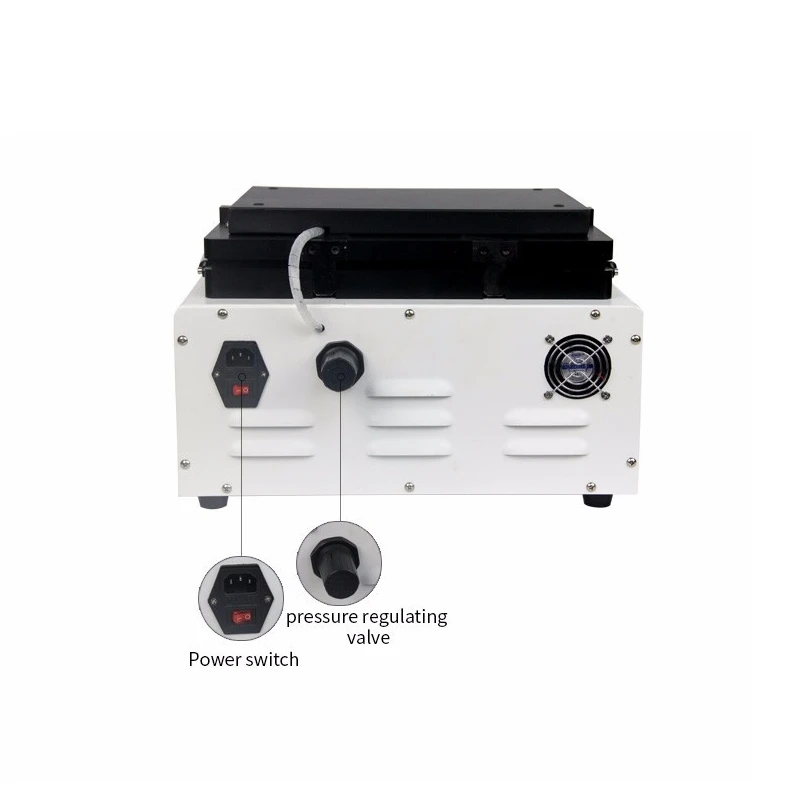  Economy automatic LY 808 OCA vacuum laminating and debubble 2in1 machine 12 inch hard to hard type 