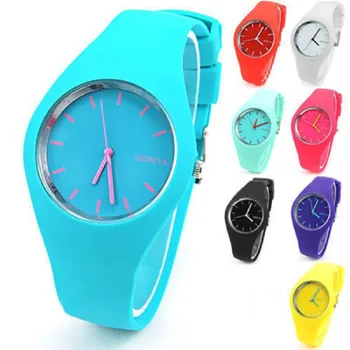 

2018 Fashion Ultra Thin Silicone Watch Children Watch Silicone Kids Watches