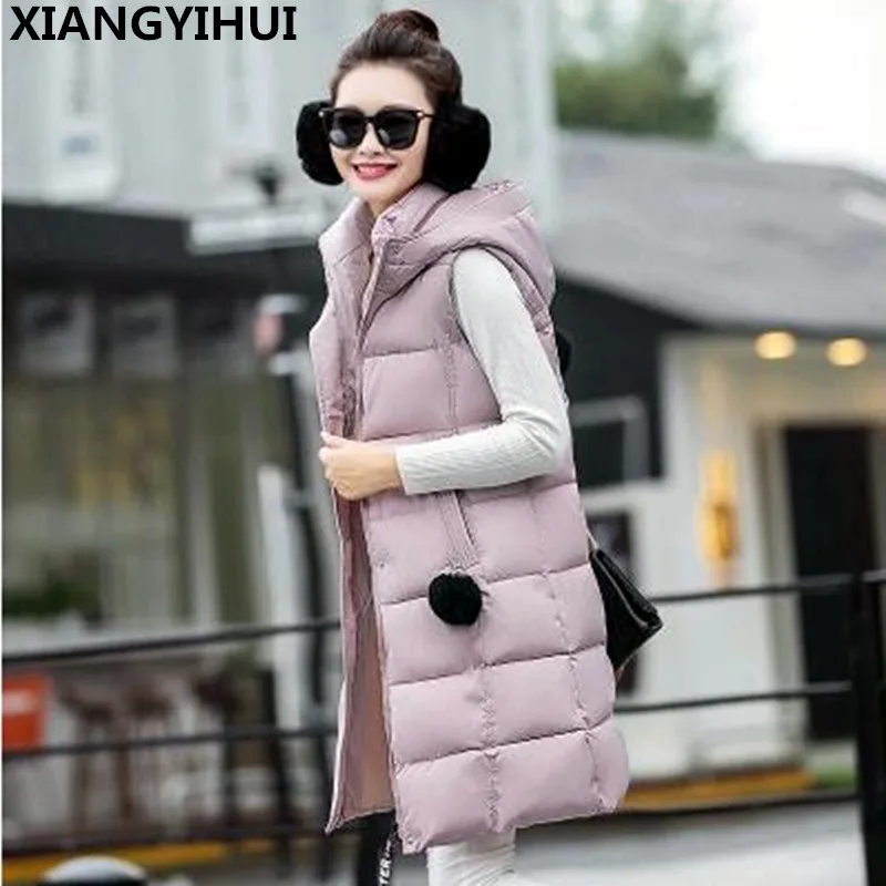 Women Winter Coat vest Warm Parkas plus size Overcoat High Quality