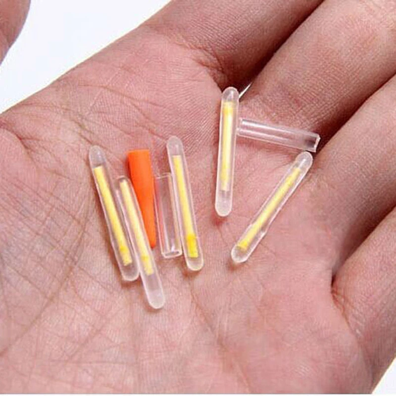 100x Рыбалка флуоресцентный Lightstick свет ночь Float палке для рыбалки