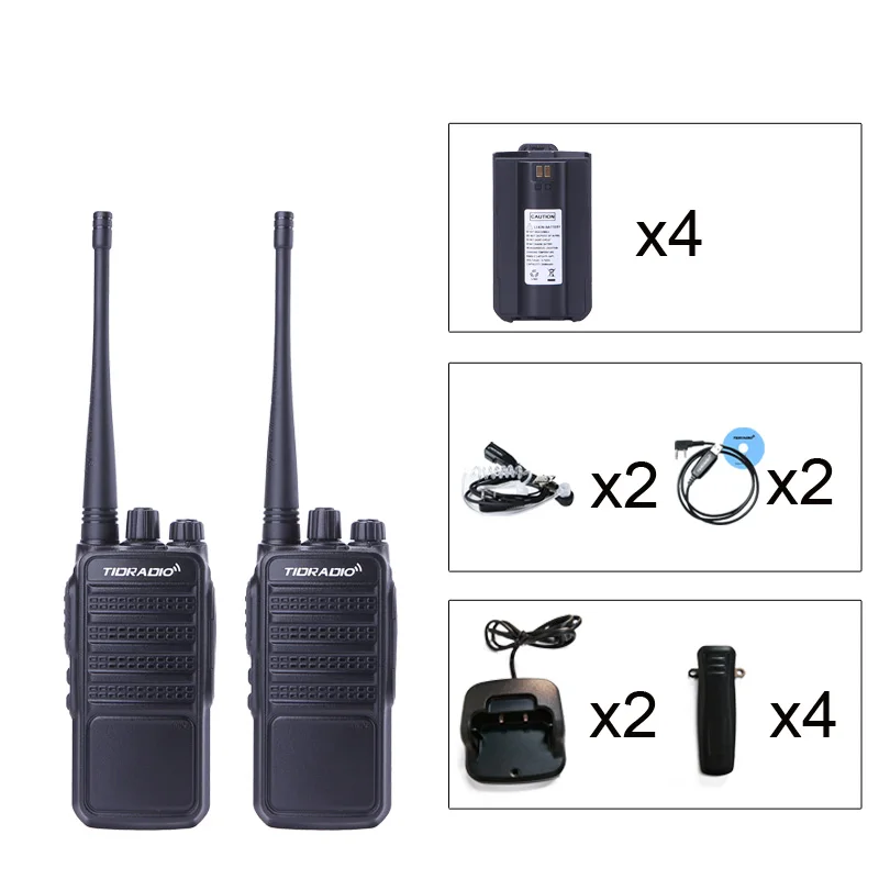 2 шт. TID TD Q2 двухканальные рации двухстороннее радио UHF 400 480 МГц 5 Вт 16CH CB