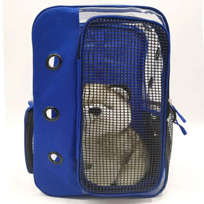 

Pet Clear Puppy Dog Cat Backpack Carrier Breathable Foldable Backpacks for Outdoor Walking