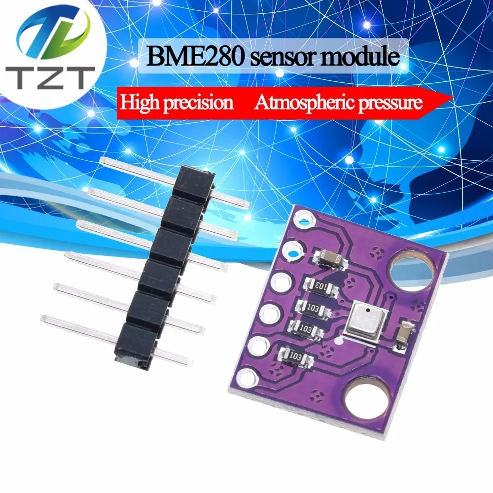 

GY-BME280-3.3 precision altimeter atmospheric pressure BME280 sensor module for arduino