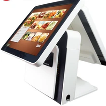 15 дюймов 4G pos системы сенсорный дисплей кассовый аппарат android pos с HDMI двойной дисплей