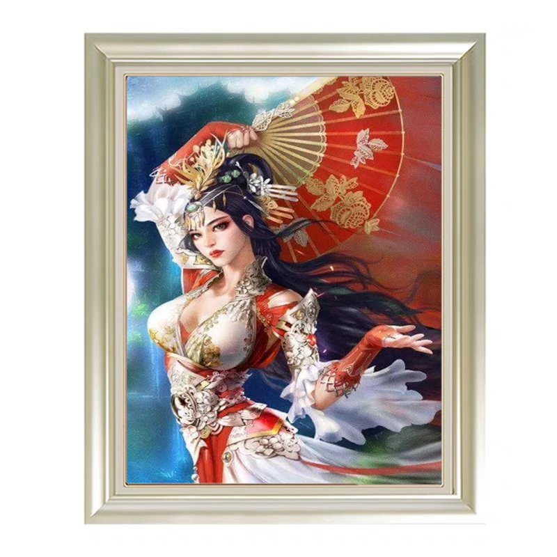 

Diamond Embroidery Sale 5D Round Diamond Painting,Oriental beauty,Cross Stitch Square Full Mosaic Needlework Home Decoration