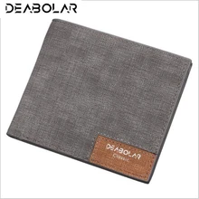 DEABOLAR, брендовые кошельки, тонкие мужские кошельки, Carteira Masculine Billeteras Porte Monnaie Monedero, мужские тонкие кошельки