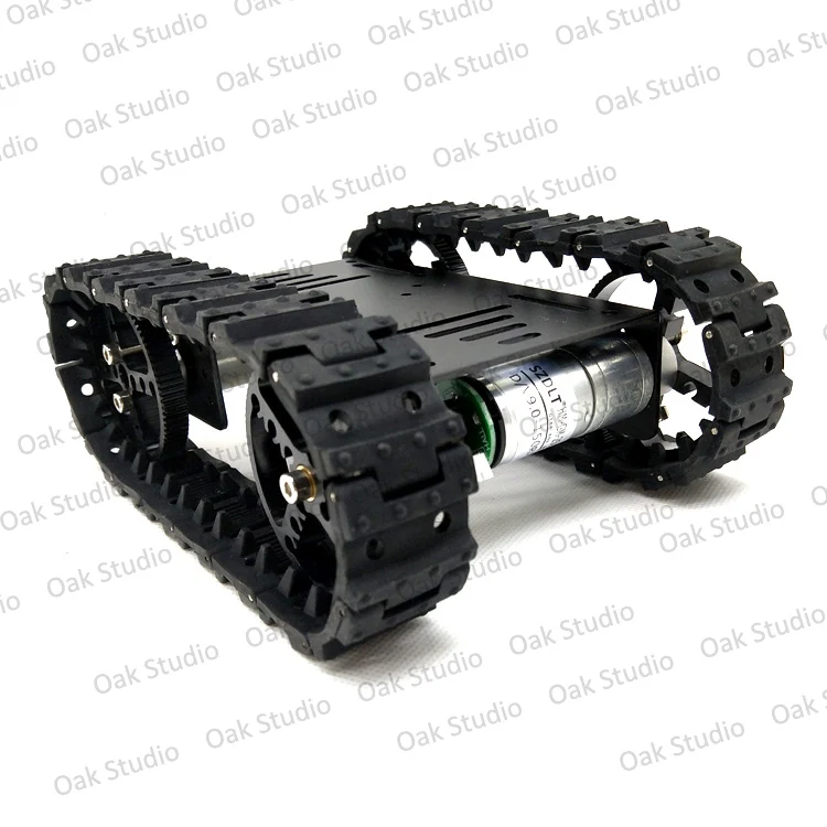 Мини T10 Танк робот автомобиль шасси комплект металлическое колесо для DIY