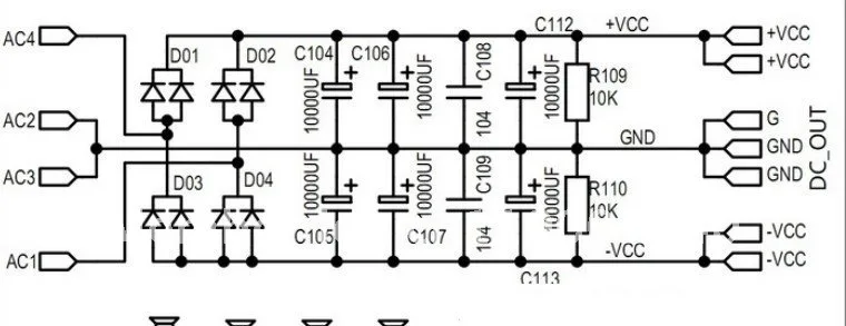 6*10000 мкФ/80 V высококачественный Дополнительный внешний аккумулятор питания- подходит для L20 L15D L20D L25D Мощность Amp доска