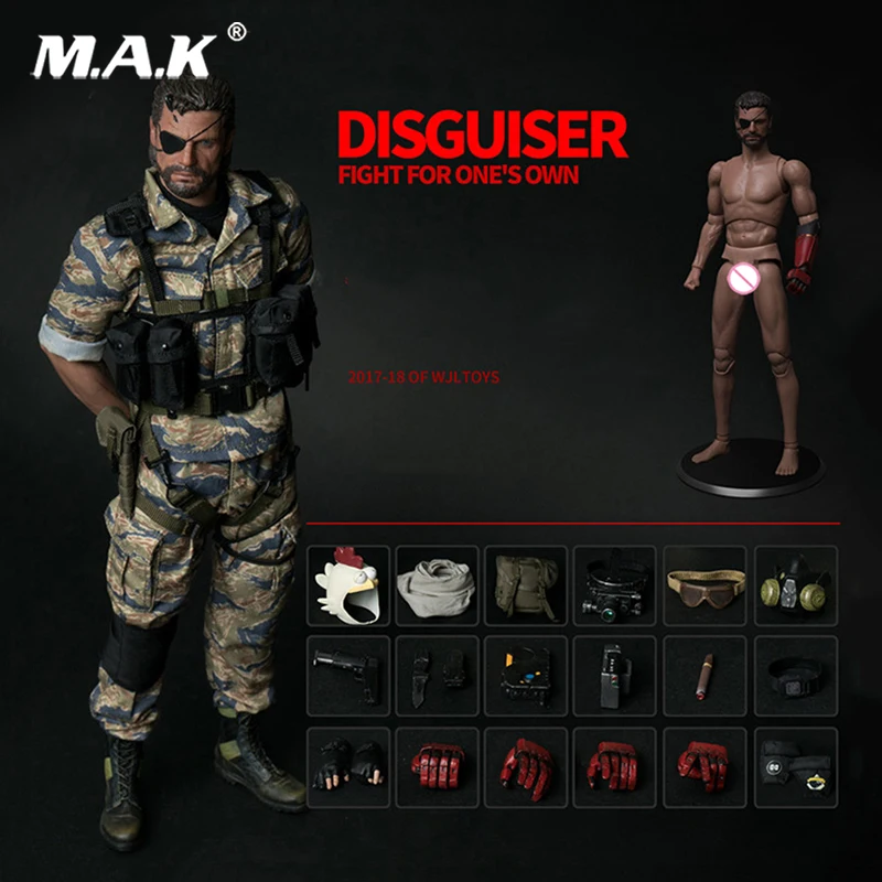 

For Collection 1/6 Scale Old Snake Solid Snake Action Figure doll full set soldier doll toys for Christmas Gift