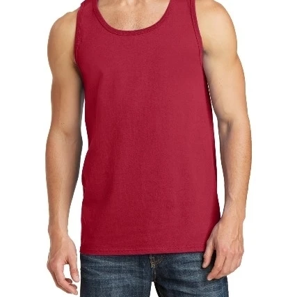 Port & Co PC54TT Core Cotton Tank Top Red - Extra Large (1)