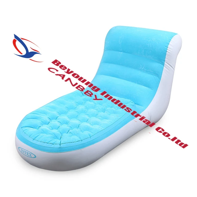 blauw intex splash lounge l vorm zacht pvc opblaasbare stoel sofa met rugleuning punctie slip bodem inflatable lounge sofa lounge inflatablelounge sofa chair aliexpress