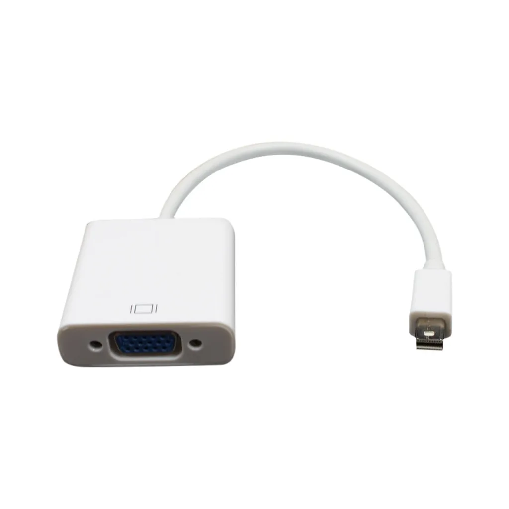

For MacBook Air Pro iMac Mac Mini Thunderbolt Mini DisplayPort Display Port Mini DP To VGA Cable Adapter 1080P 2019 new 5.18