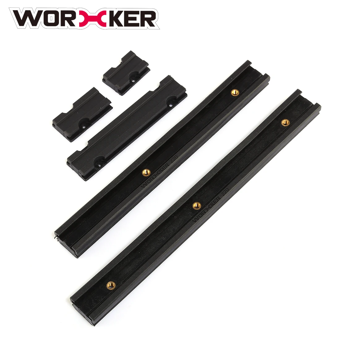 

WORKER 41CM Full-covered Grooved Top Rail Mount Kit for Nerf N-Strike Elite Retaliator Blaster - Black