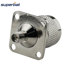 Superbat 5 шт. РФ адаптер SMA женский Джек N штекер фланец для монтажа в панель Wifi адаптер