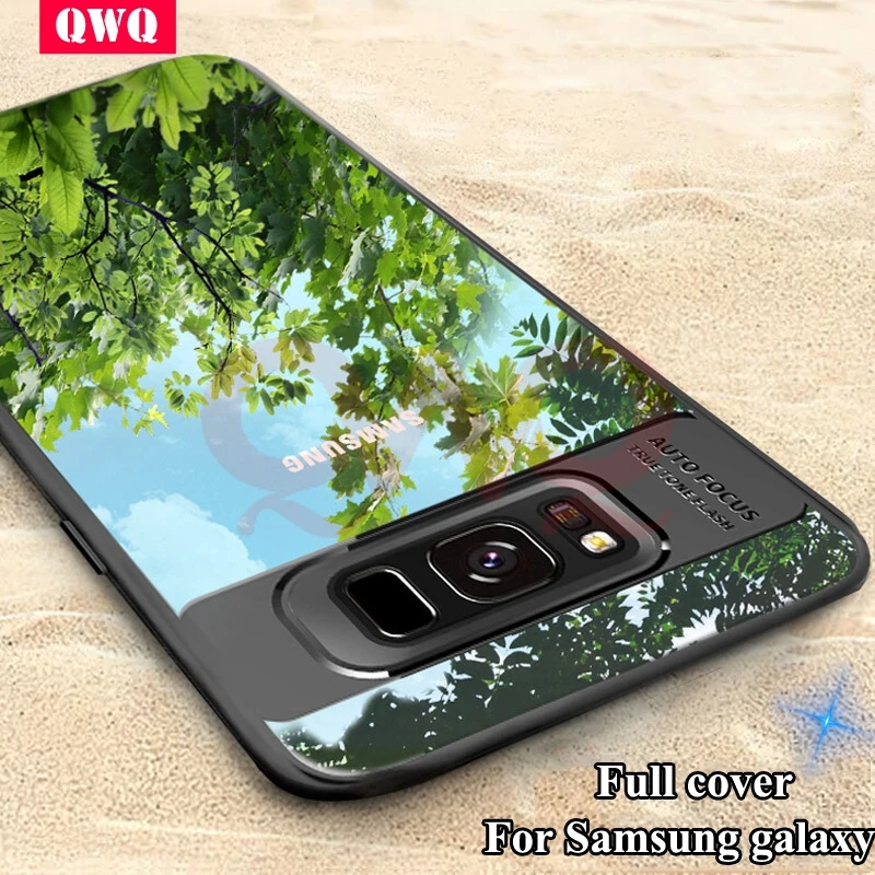 Full Protective Slim TPU Phone Cases For Samsung Galaxy A7 A5 2017 Case Transparent Cover for S8 plus S7 Edge Note 8 | Мобильные