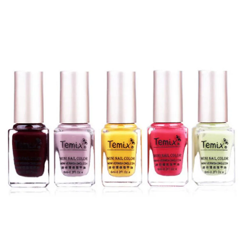 Nail Polish Long Lasting Light Breathable Dry Faster 5 Pieces