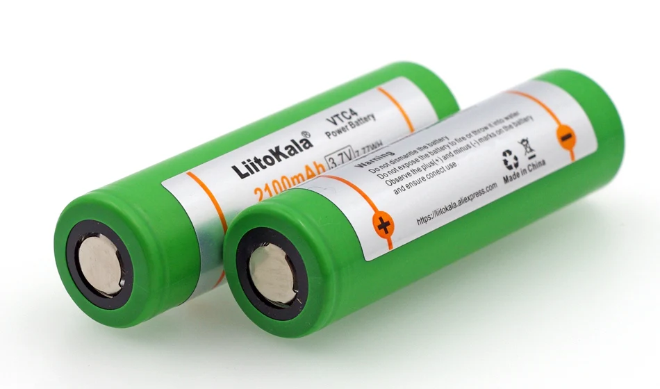 Liitokala Новинка 3,6 V 18650 VTC4 2100mAh высокий расход 30A перезаряжаемая батарея для электронной батареи для сигарет