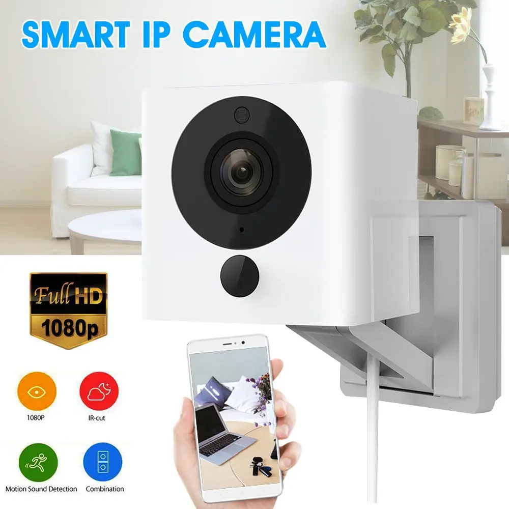 

Safurance CCTV 110 Degree F2.0 8X 1080P Digital Zoom Smart IP Camera 1080P IR-CUT Night Vision WIFI Wireless Cams Home Security