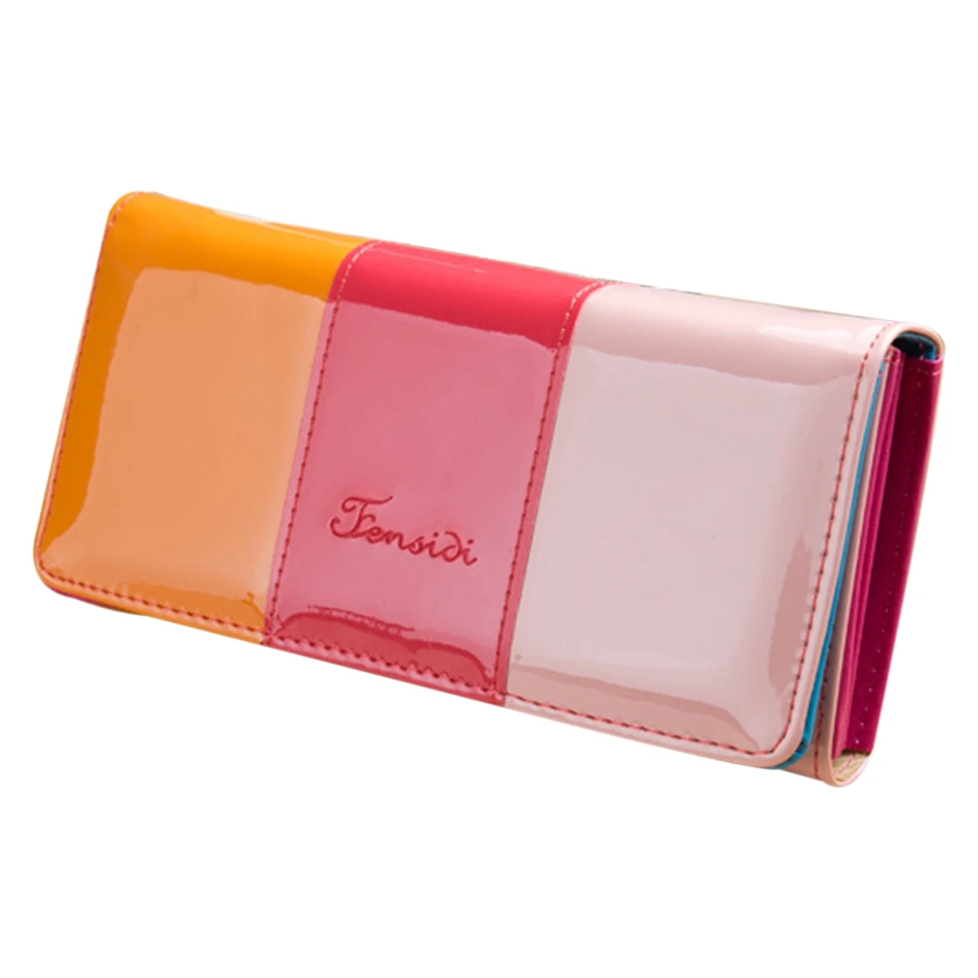 

Women's Wallet Portable Women Coin Purse Fresh Mobile Phone Long Female Wallets Women Purse(Middle Watermelon Red)