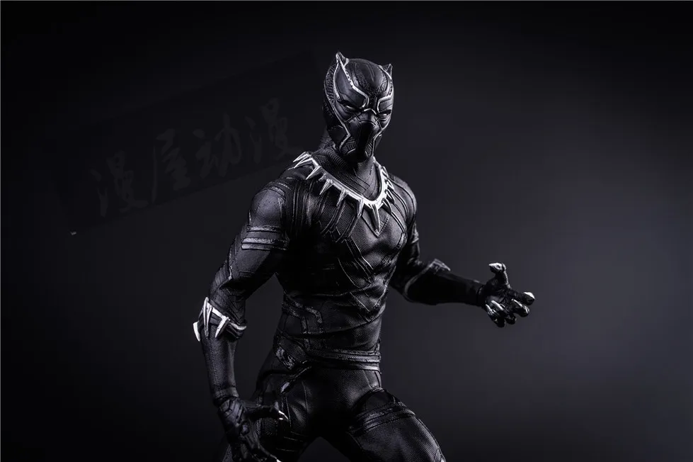 27 см Marvel Мстители супер герой Стенд статуя Черная пантера фигурку модель