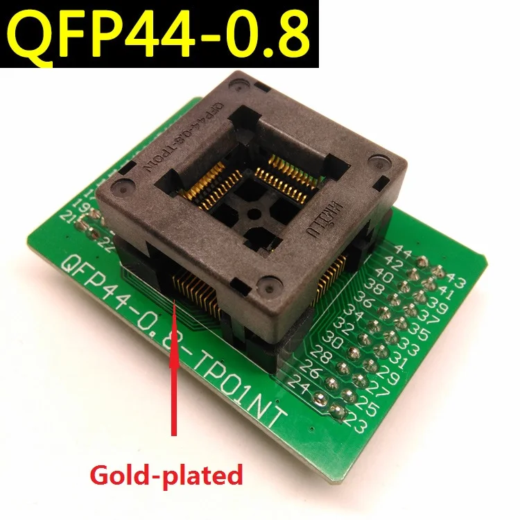 Позолоченная двухконтактная OTQ 44 0.8 14 испытательная подставка для