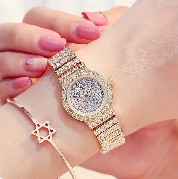 2018 small dial Full Rhinestone Watches Rose Gold Dress Watches Full Diamond Crystal Women's Luxury Watches Female Quartz Watch
2018 small dial Full Rhinestone Watches Rose Gold Dress Watches Full Diamond Crystal Women's Luxury Watches Female Quartz Watch