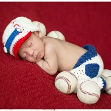 Хлопок шапочки для новорожденных шапка для новорожденных, детское изделия кроше Бейсбол шапка, брюки, Детский комплект, для фотографий новорожденных, детские шапки