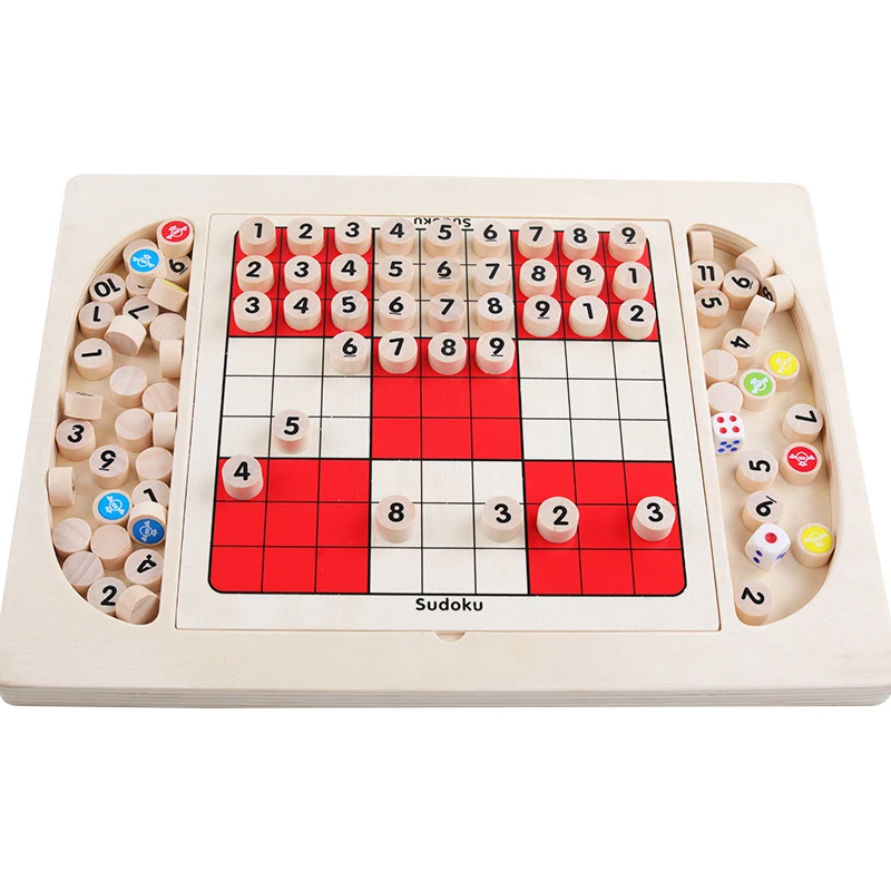 Детская игрушка и пазлы многофункциональная настольная игра Sudoku Flight chess дорожная