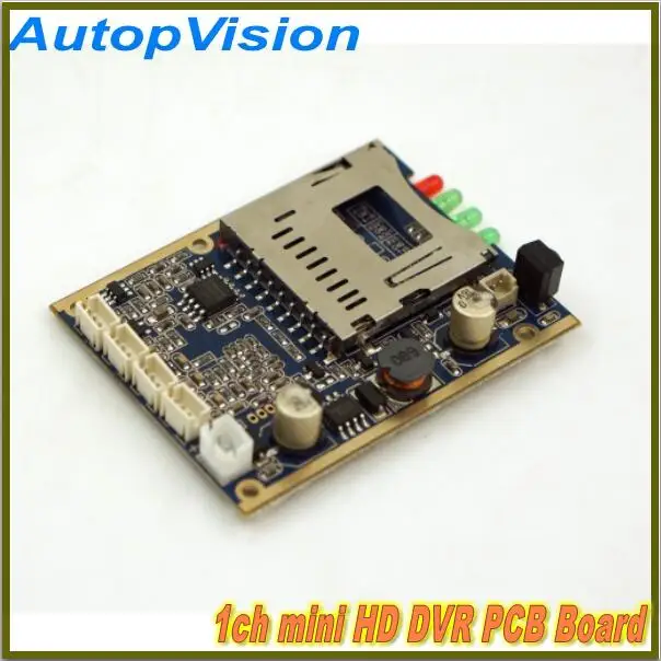 В реальном времени 1CH Mini HD XBOX DVR печатная плата до D1(704*576) 30fps поддержка sd карты 32 Гб |