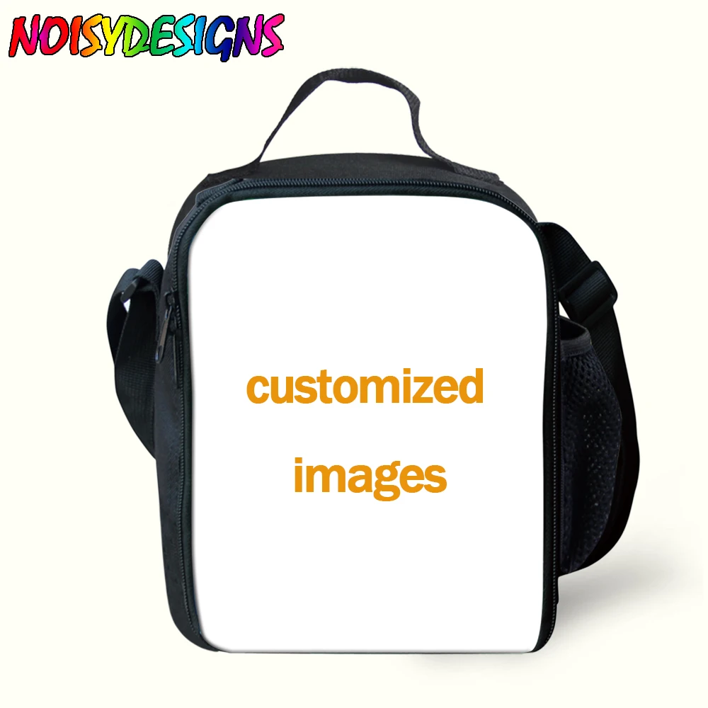 Bolsa de Almoço Caixa para Crianças Impressão na Moda Bolsas de Almoço para Crianças Personalizado Exclusivo Isolado Comida Térmica Piquenique Mensageiro