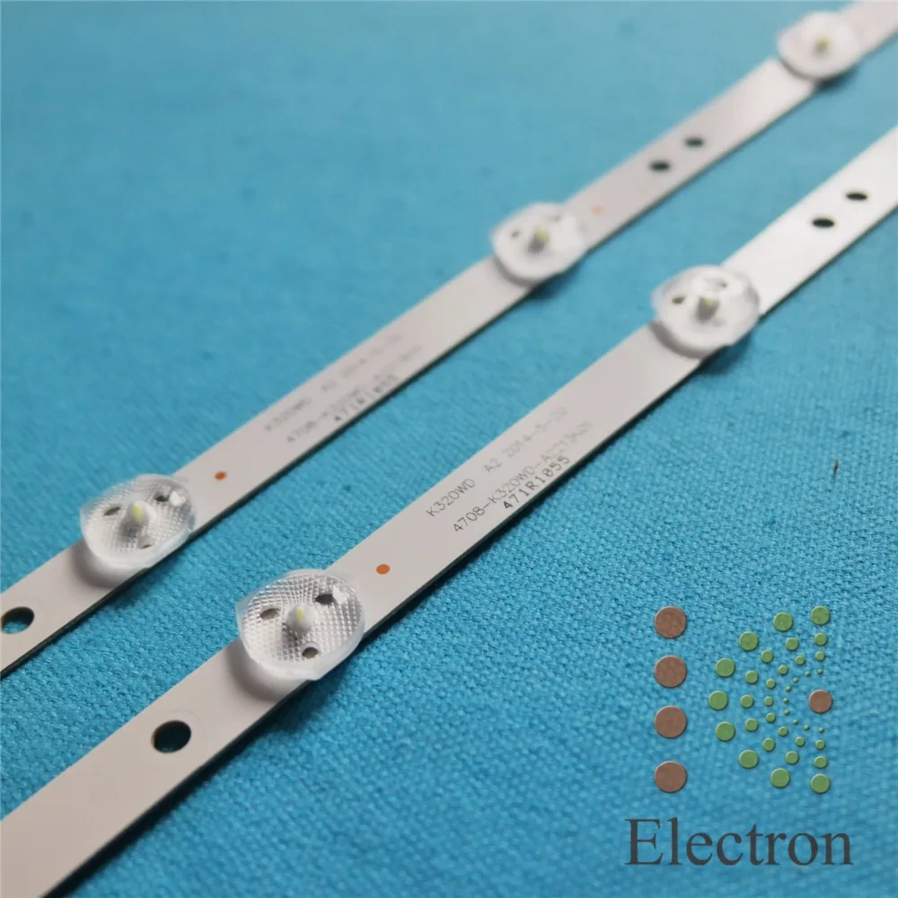 Светодиодная лента для подсветки TCL LE32D59 Philips 32PFL3045 32 дюйма 2 шт. 62 см * см|strip led|strip led