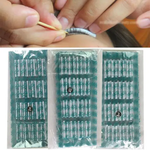 

New 320 pcs Rods Mink Natural False Eyelash Perming Curlers Curling Perm Sticky Cosmetic Salon Set
